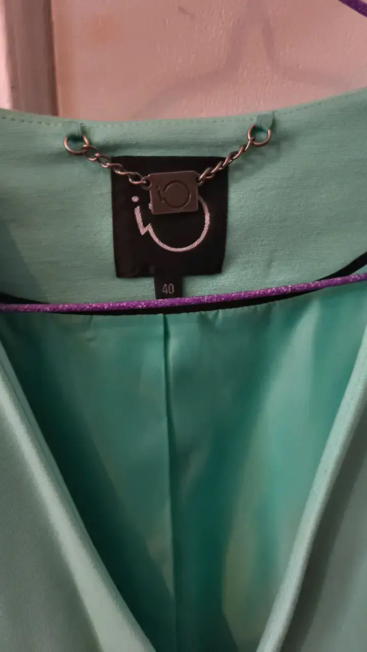 Chaqueta IO verde menta elegante para mujer - 2