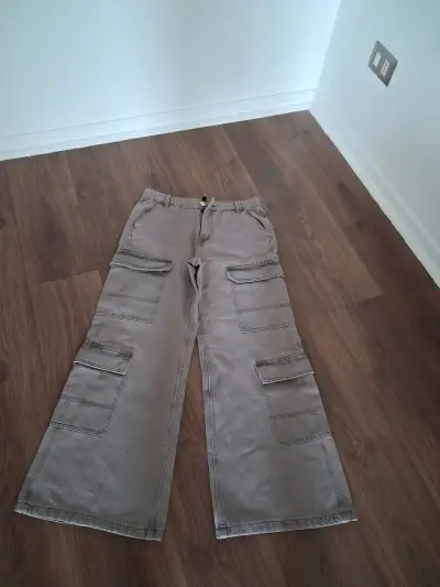Pantalones cargo gris para hombre - miniatura 1