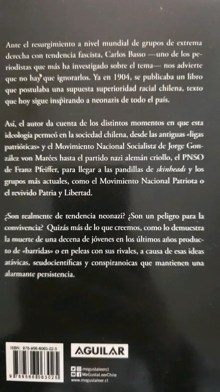 Libro 'Chilenazi' de Carlos Basso - 2