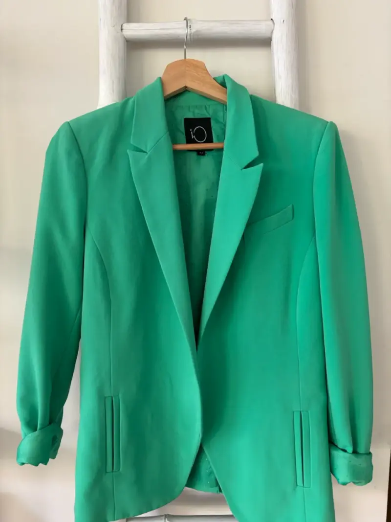 Blazer verde para mujer talla 42 - 1