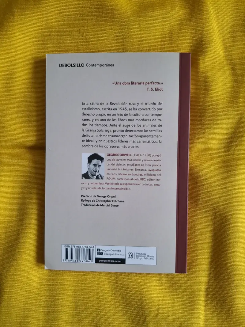 Libro Rebelión en la Granja de George Orwell - 2