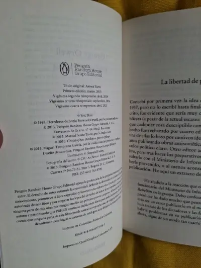 Libro Rebelión en la Granja de George Orwell - miniatura 4