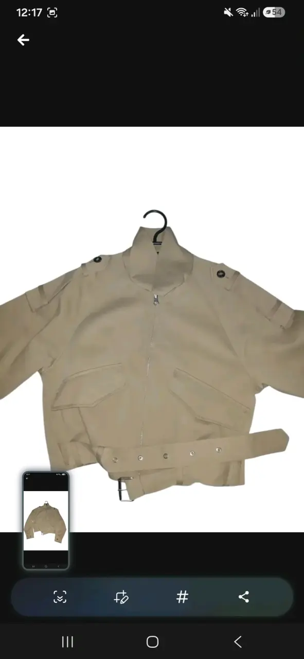Chaqueta beige Index talla M - 2