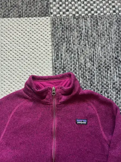 Chaqueta polar morada para niña Patagonia - miniatura 2