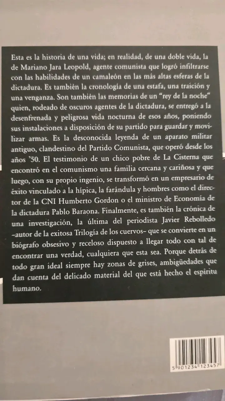 Libro Camaleón de Javier Rebolledo - 2