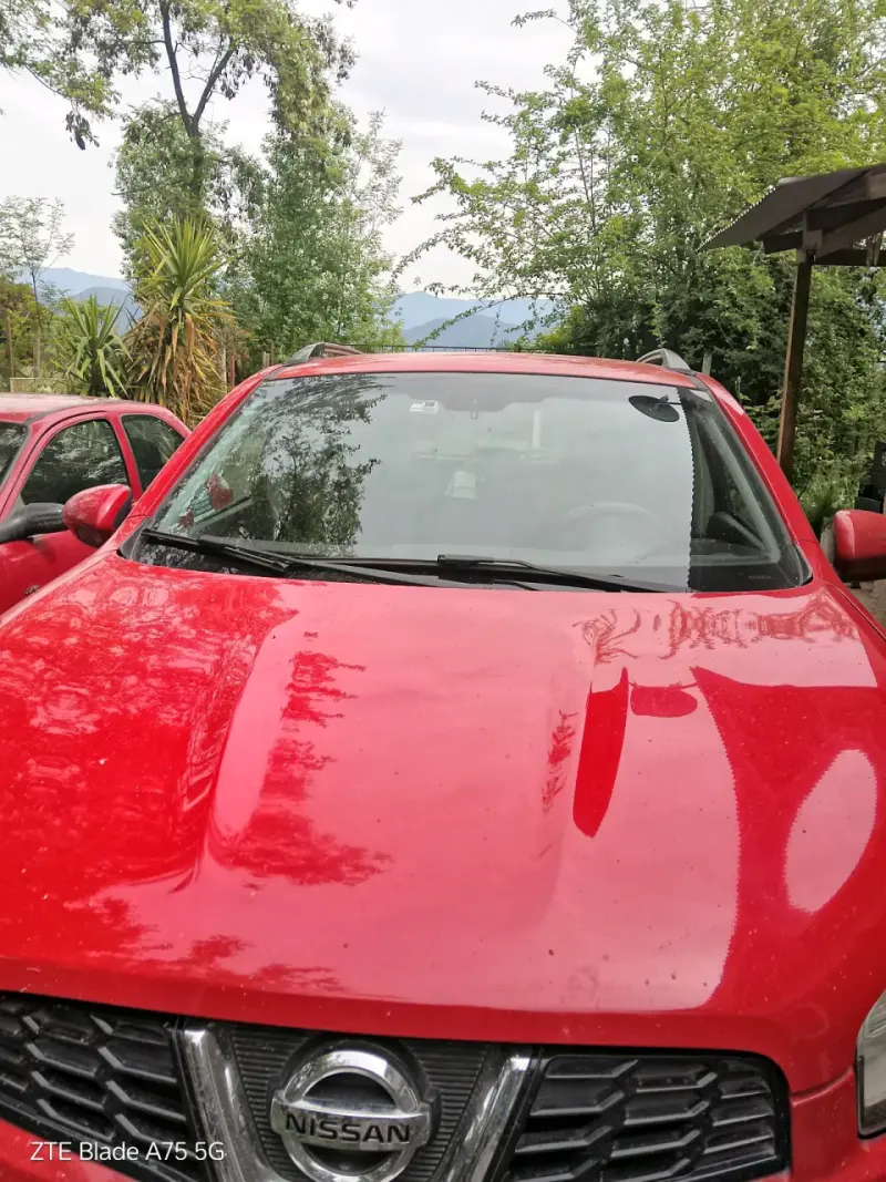 Nissan SUV rojo en buen estado año 2014, papeles a - 3