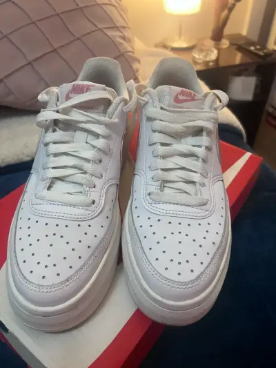 Zapatillas Nike Court Vision Alta Mujer Blancas - miniatura 3