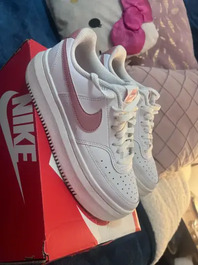 Zapatillas Nike Court Vision Alta Mujer Blancas - miniatura 4