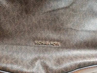 Bolso de cuero Michael Kors marrón - miniatura 2