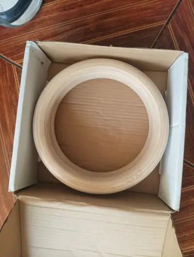 Aros de madera para gimnasia con correas ajustable - miniatura 1