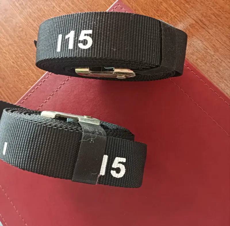 Aros de madera para gimnasia con correas ajustable - 4