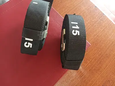 Aros de madera para gimnasia con correas ajustable - miniatura 5