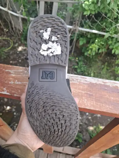 Sandalias de cuero negro para mujer CAT - miniatura 3