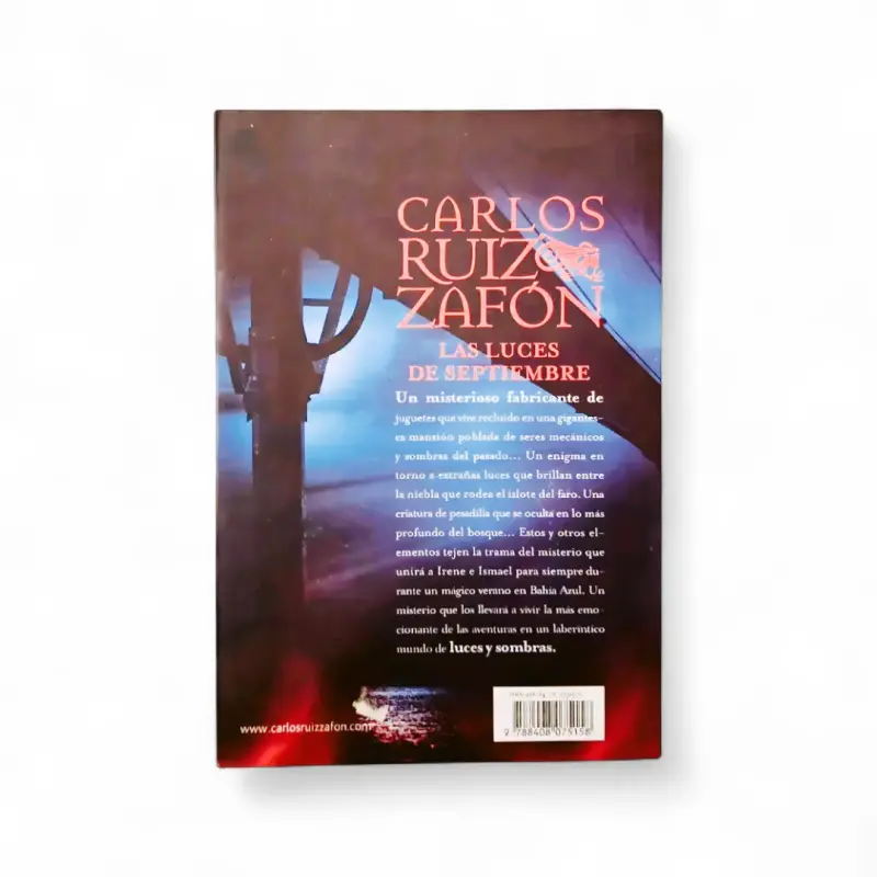 Libro Las Luces de Septiembre de Carlos Ruiz Zafón - 2