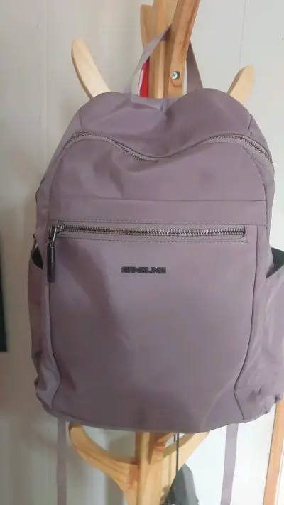 Mochila rosada saxofones  con múltiples bolsillos - miniatura 1