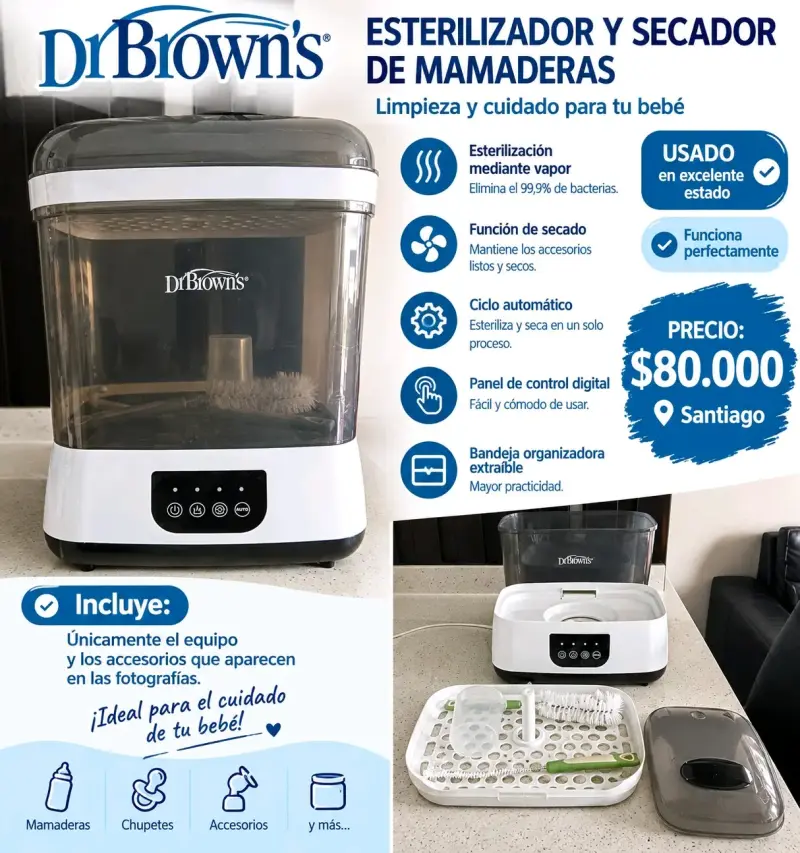 Esterilizador y secador de mamaderas Dr. Brown's - 1