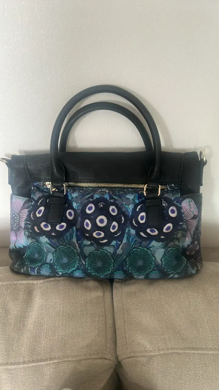 Bolso Desigual estampado floral con correa - 2