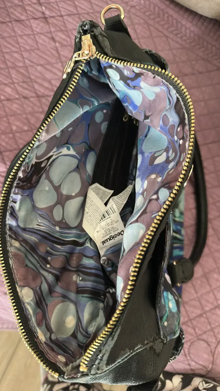 Bolso Desigual estampado floral con correa - 6
