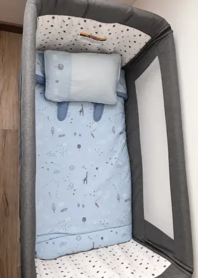 Cuna colecho Infanti + juego de ropa de cama - miniatura 1