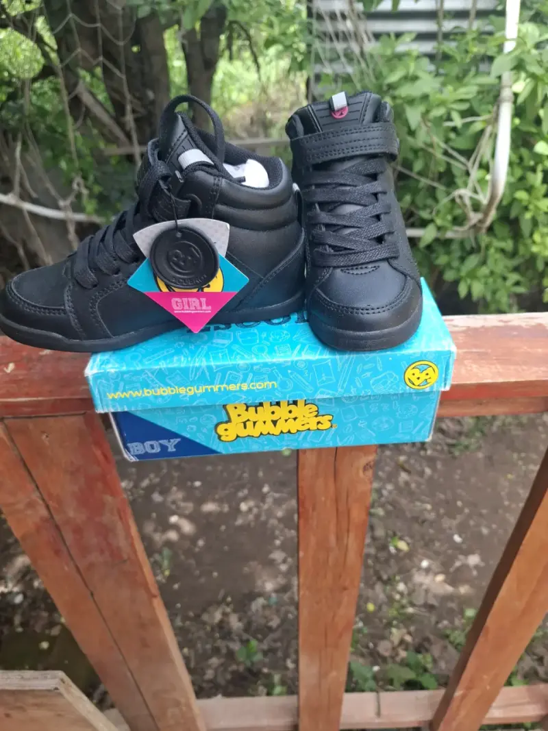 Zapatillas negras Bubblegummers para niños - 2