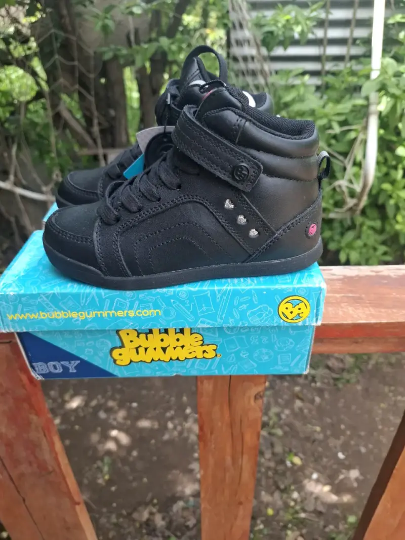 Zapatillas negras Bubblegummers para niños - 3