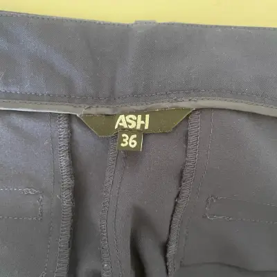 Pantalon azul marino para mujer con cierre ajust - miniatura 6