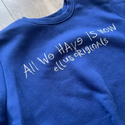 Polerón azul Ellus Originals unisex - miniatura 3
