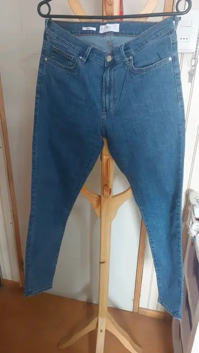 Jeans azul mujer MANGO Denim Elsa - miniatura 1