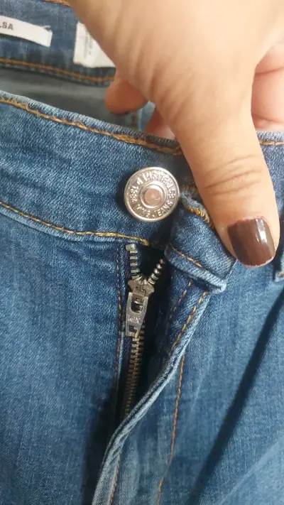 Jeans azul mujer MANGO Denim Elsa - miniatura 3