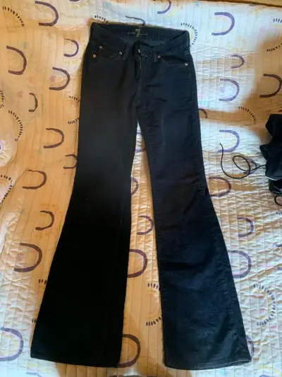 Pantalon cotele boot cut o flare - miniatura 1