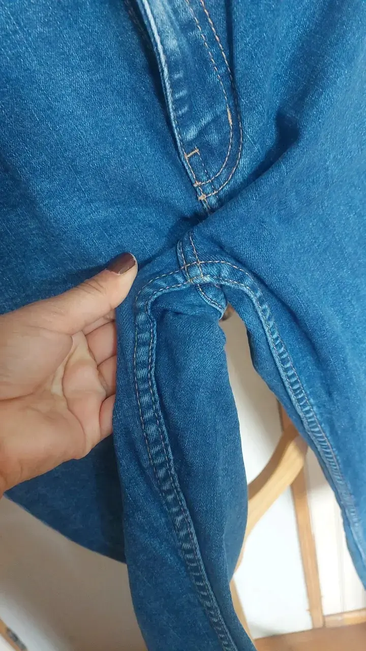 Jeans azul MANGO  Denim Sculpt para mujer - 4