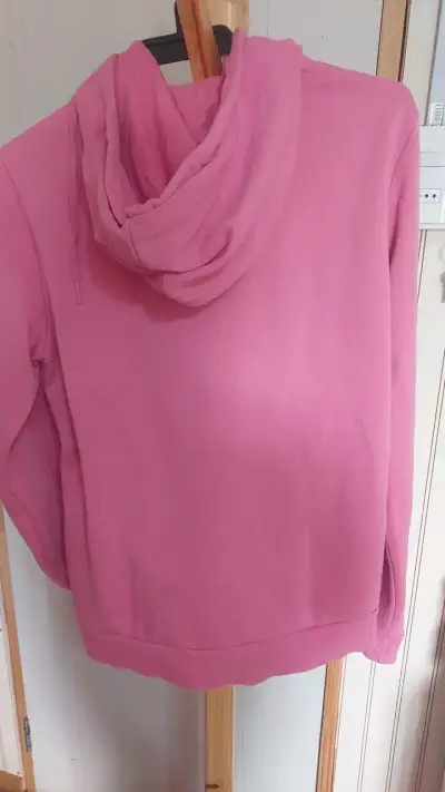 Polerón rosado Adidas con capucha - miniatura 4