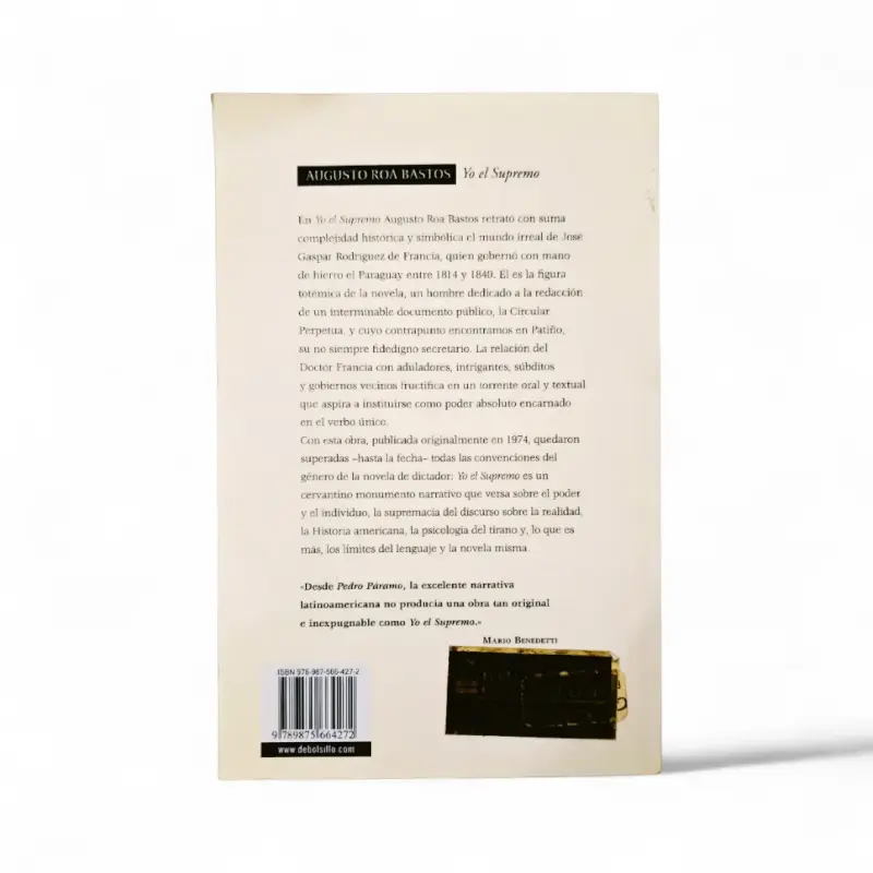 Libro 'Yo el Supremo' de Augusto Roa Bastos - 2
