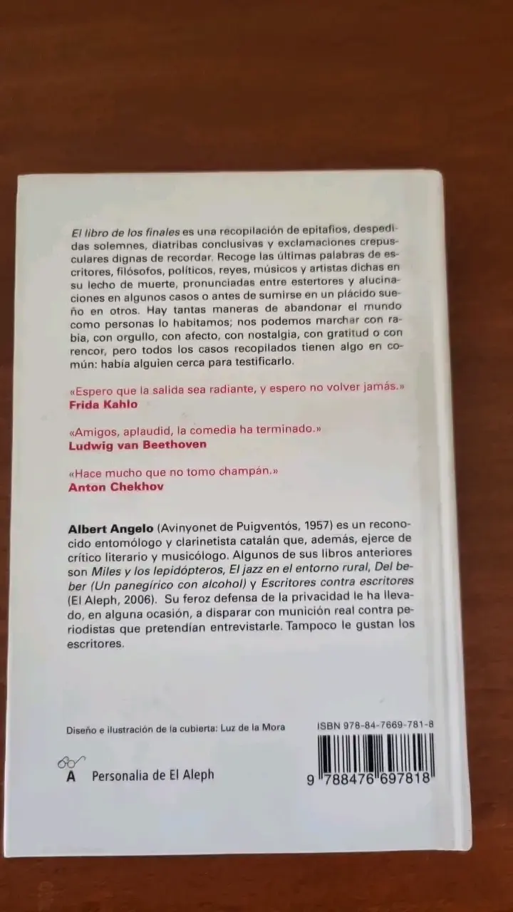 Libro 'El Libro de los Finales' de Albert Angelo - 2