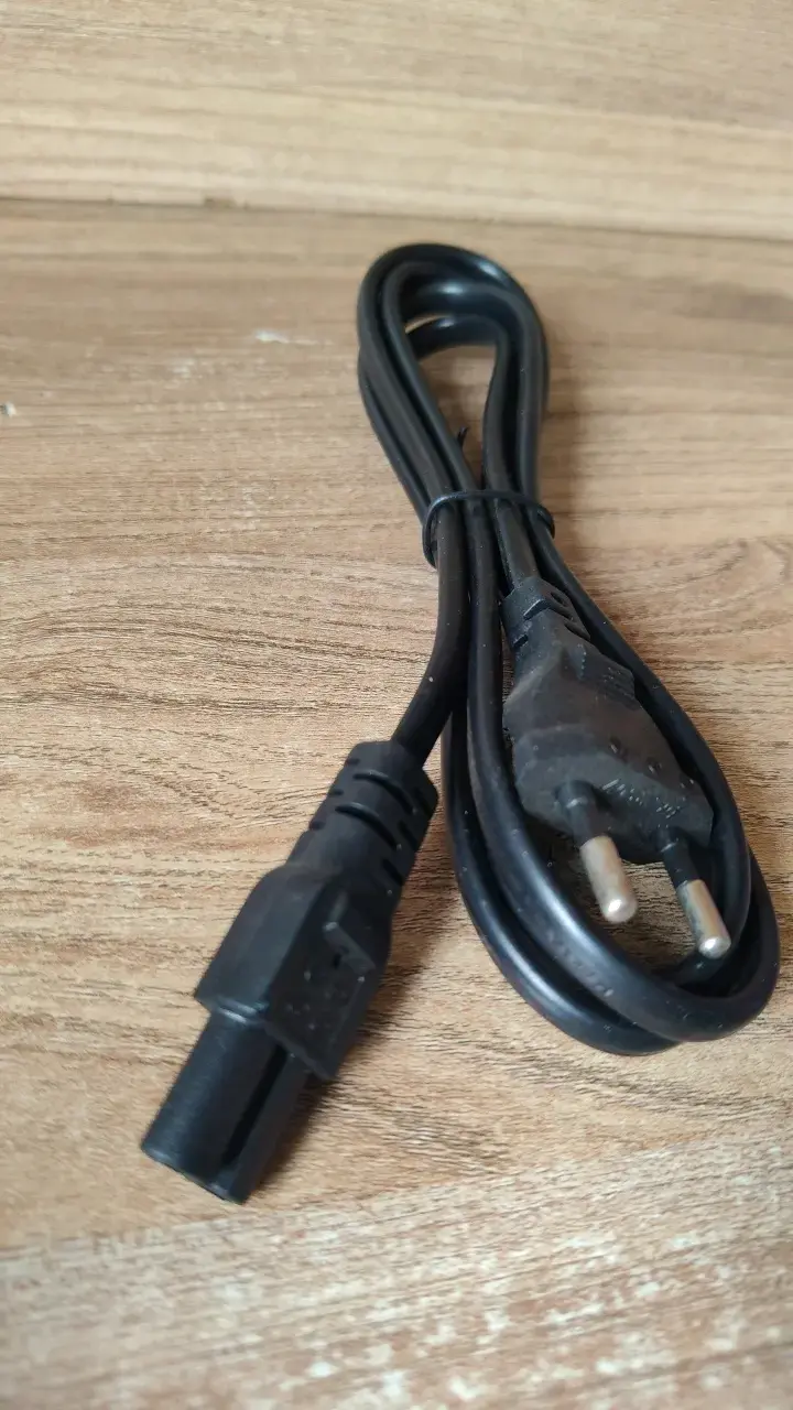 Cable de alimentación eléctrica negro - 2