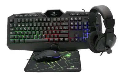 Kit Gamer 4 en 1 Monster Games RGB - miniatura 3