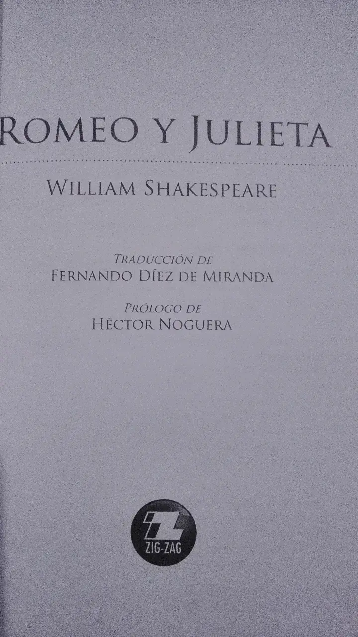 Libro Romeo y Julieta de William Shakespeare - 2