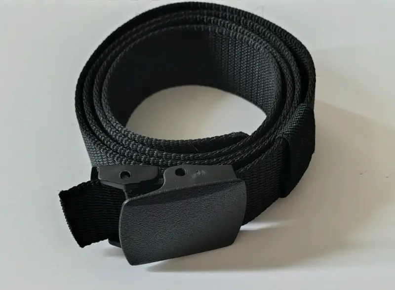 Cinturón táctico negro ajustable