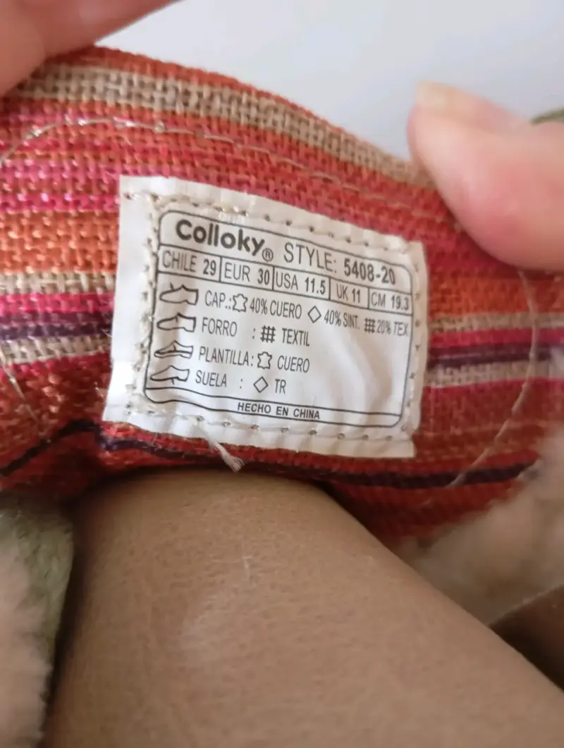 Botines de cuero para niña Colloky marrón talla 29 - 3
