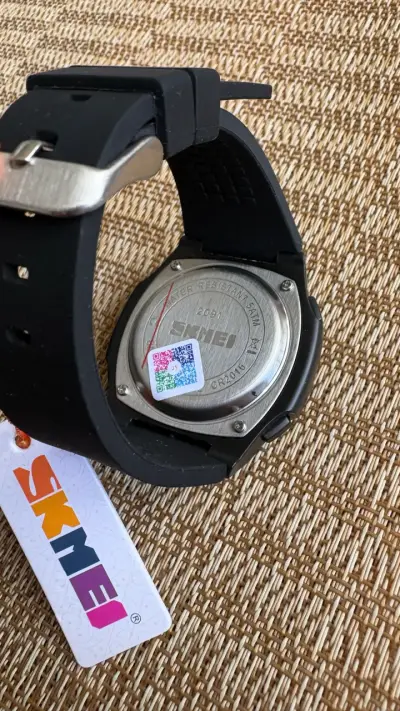 Reloj digital analógico Skmei negro resistente - miniatura 3