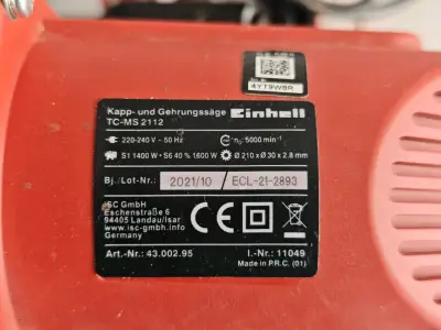 Sierra Ingletadora Einhell TC-MS 2112 1600W - miniatura 1