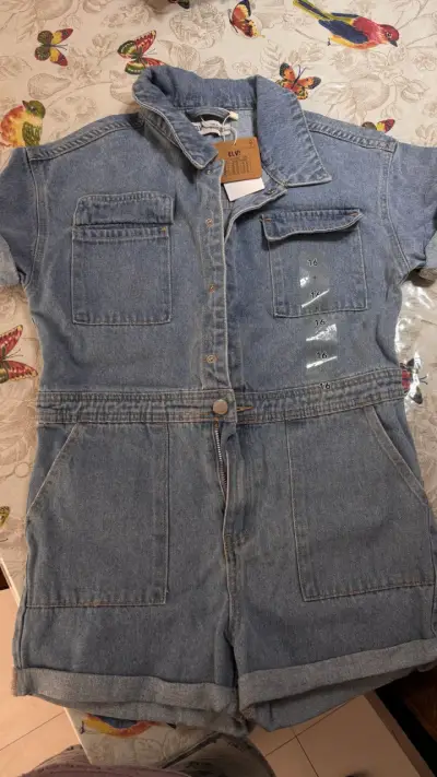 Enterito de mezclilla para mujer Elv! Talla 16 - miniatura 1