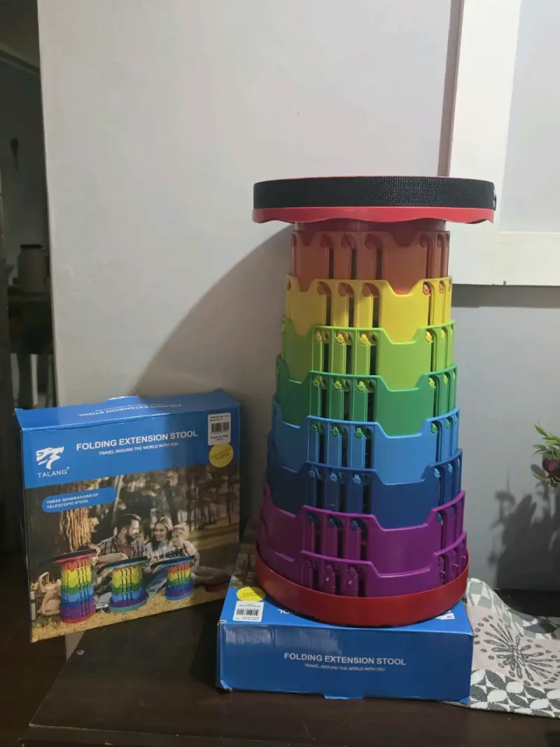 Taburetes telescópico plegable multicolor Talang - 1