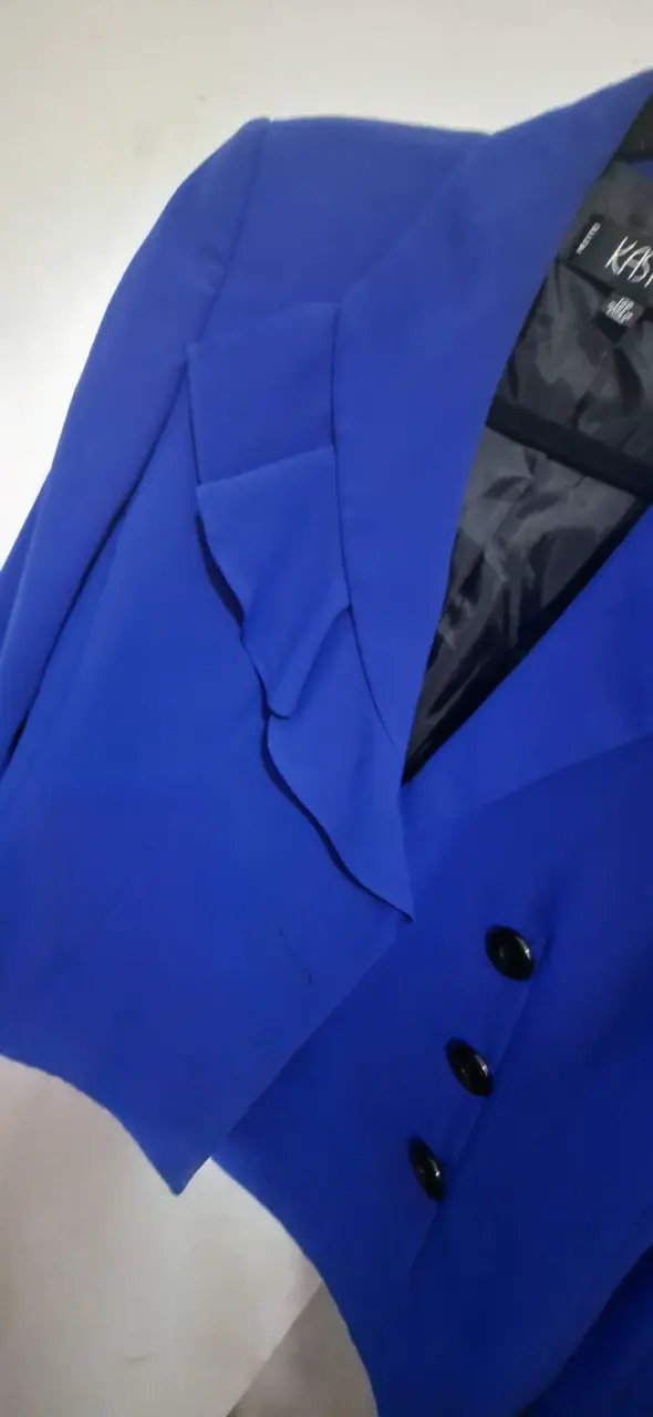 Blazer azul mujer Kasper elegante - 2