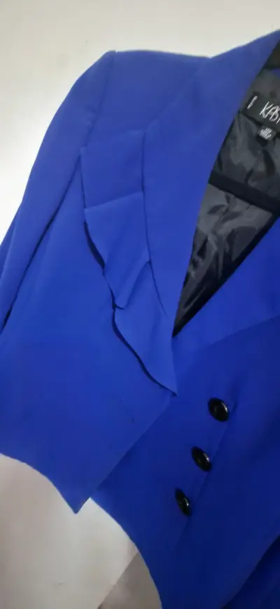 Blazer azul mujer Kasper elegante - miniatura 2