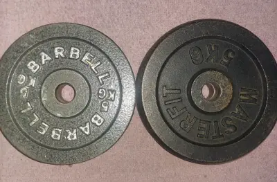 Discos de Pesas 5kg Masterfit y Barbell - miniatura 1