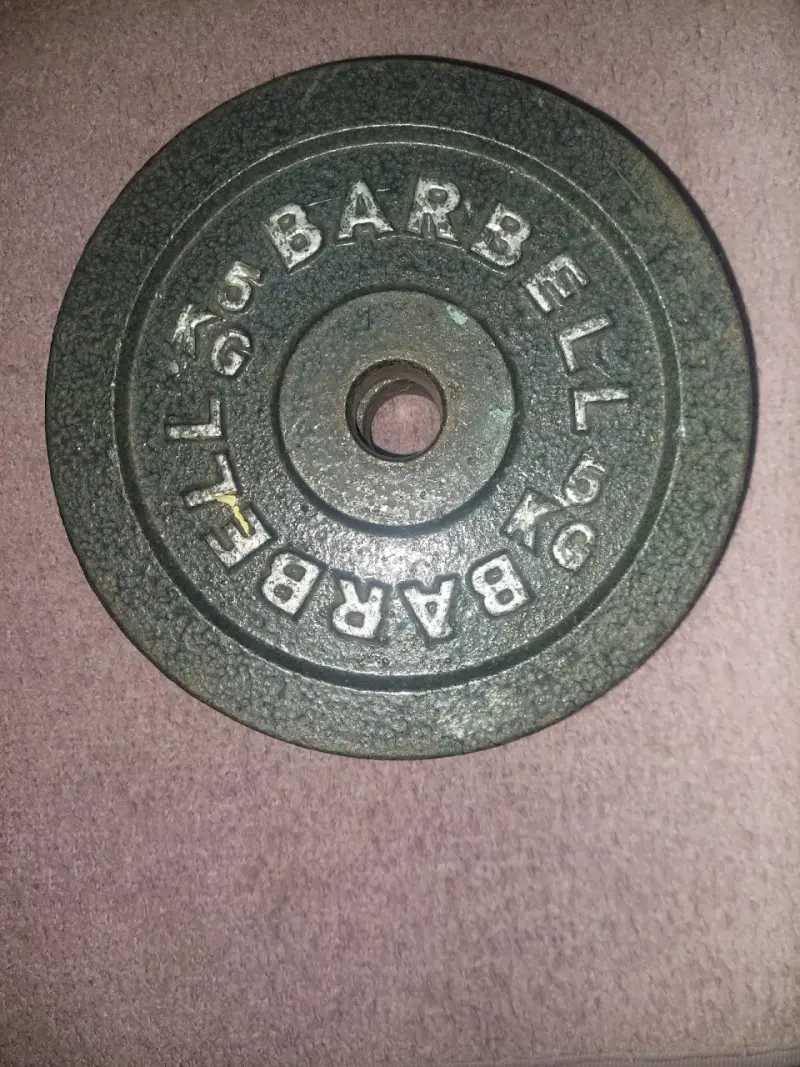 Discos de Pesas 5kg Masterfit y Barbell - 2
