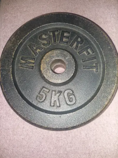 Discos de Pesas 5kg Masterfit y Barbell - miniatura 3