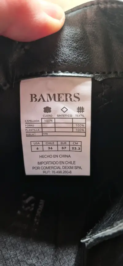 Botines de cuero negro Bamers para mujer - miniatura 4
