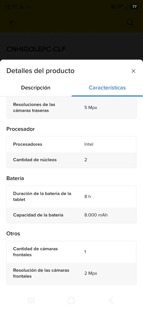 Tablet Rugged HIGOLE PC F7n Negra - 4